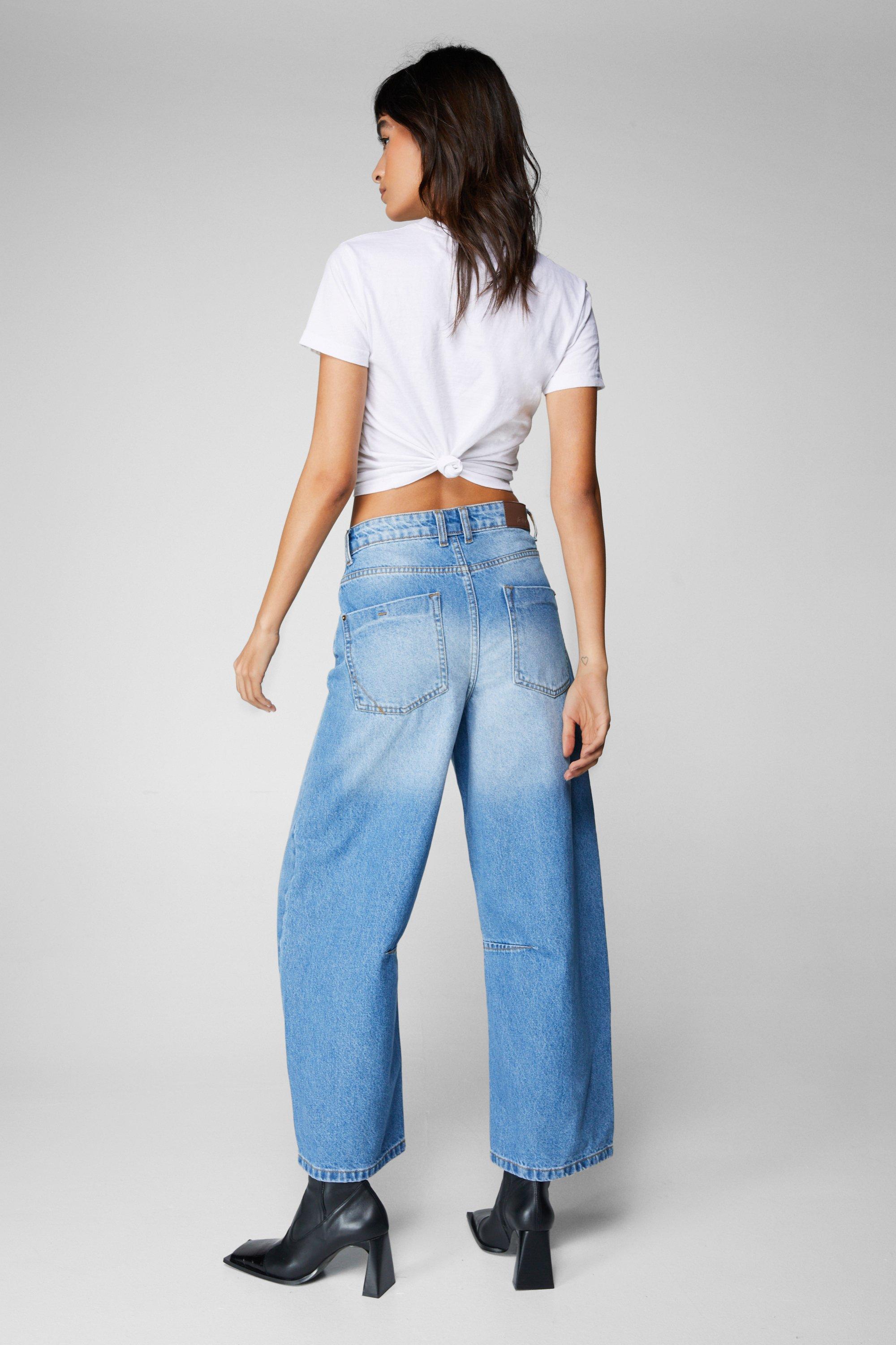 The Denim Horseshoe Jeans | Nasty Gal